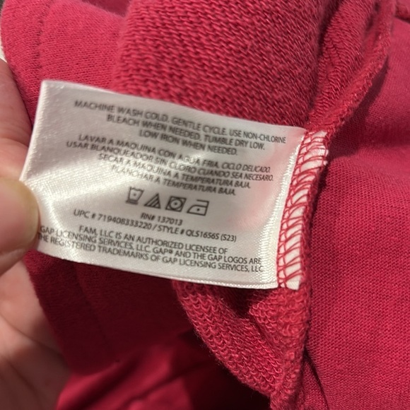 GAP - Women's Logo Short.  Athletic wear Sweat shorts. Pink, Size XL.  NWT, New. - Picture 14 of 16